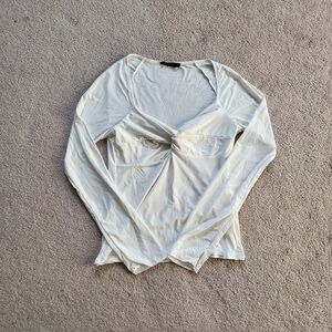 Saints Womens White Long Sleeve Top